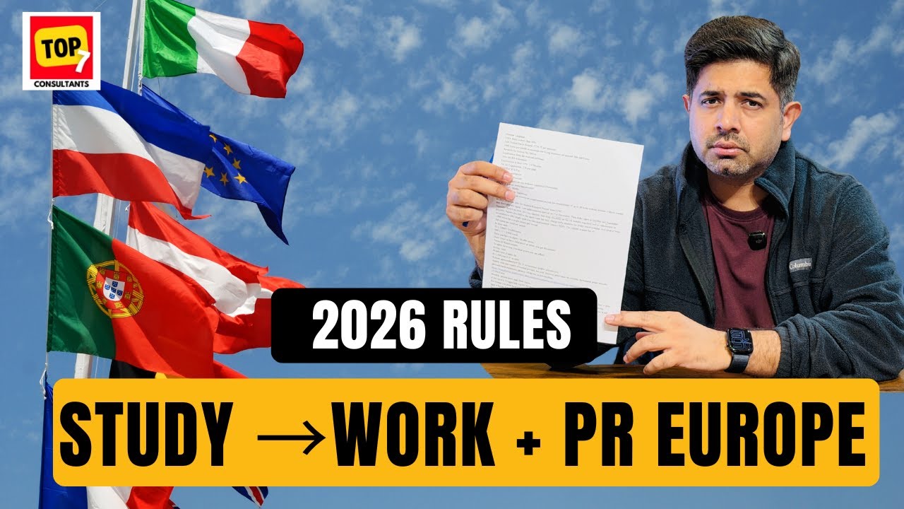 Post-Study Work Visa & Permanent Residency in Europe 2026 | Country-Wise Rules After Graduation