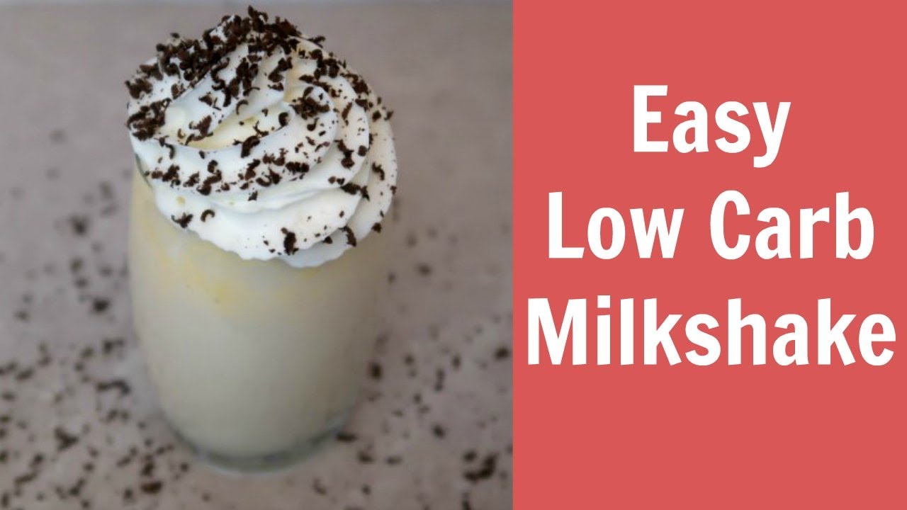 Easy Low Carb Milkshake Recipe | Keto Vanilla Milkshakes