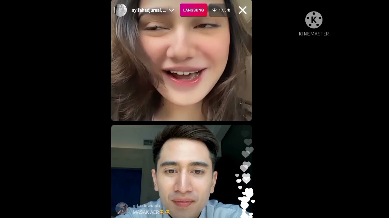 Duet Maut Syifa Hadju dan Verrel Bramasta // Live Instagram
