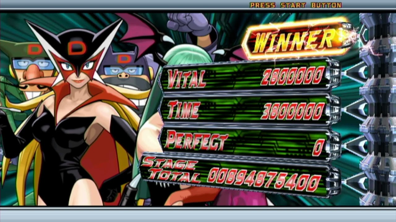 Tatsunoko vs. Capcom: CGOH (Wii) Arcade as Doronjo/Morrigan