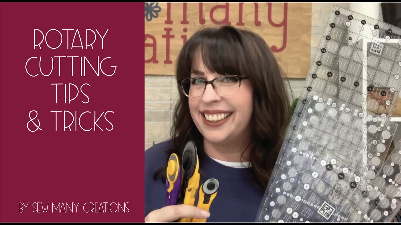 Rotary Cutting Tips & Tricks - Learn how to choose a mat, get even cuts with your ruler and more!
