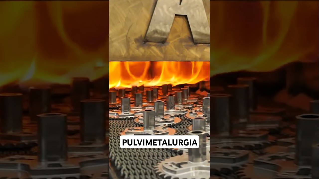 &iquest;Piezas met&aacute;licas compactando polvos? #ciencia #materiales #metalurgia #curiosidades #sinterizado