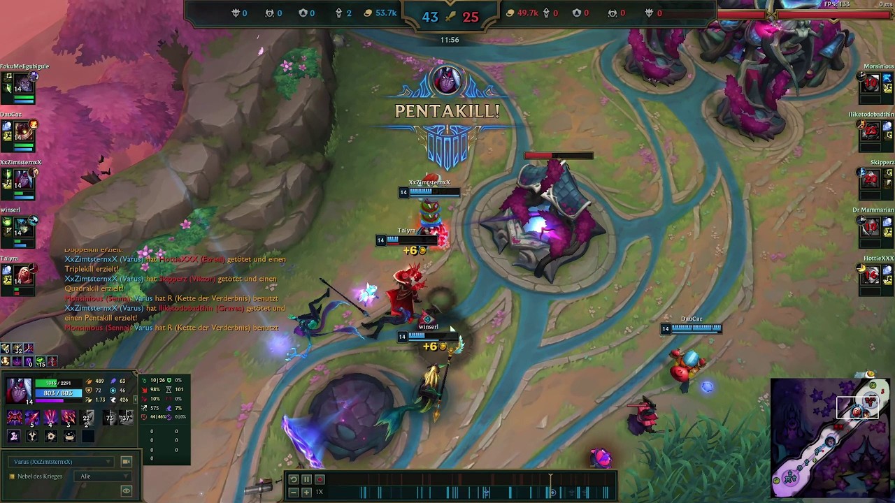 Varus is broken in ARAM Chaos - League of Legends