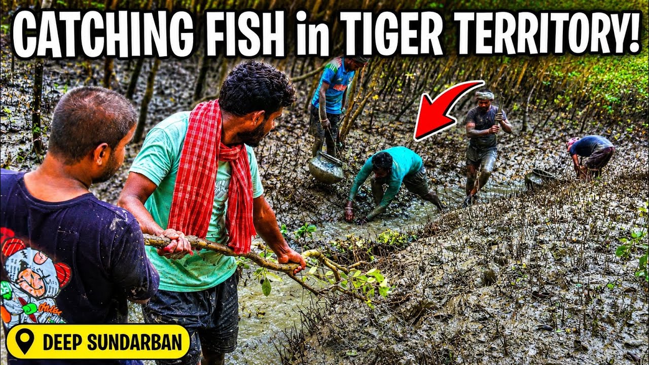 We Caught Huge Fish Deep in Sundarban - Then a Massive Storm Trapped Us on the Boat!