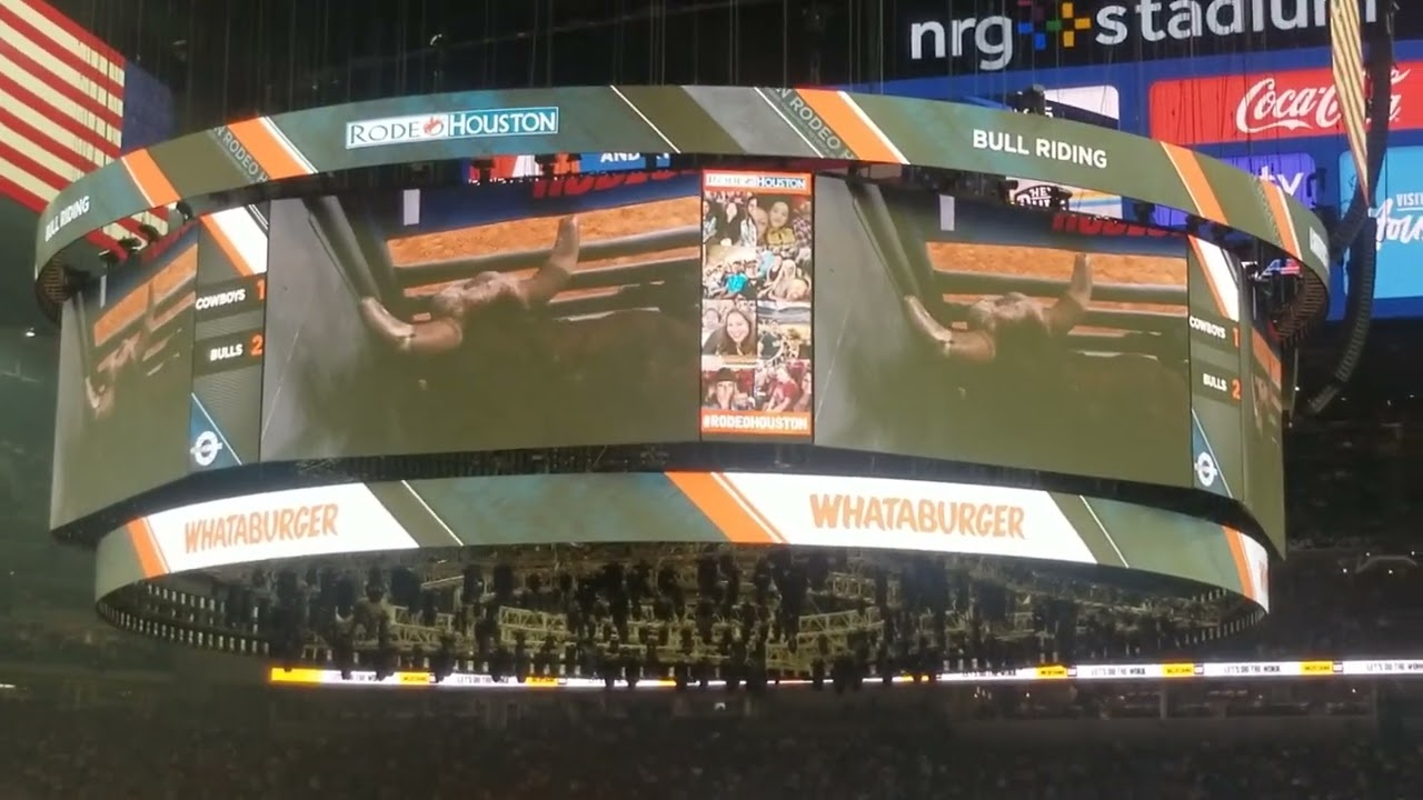 2023March10 HLSR - 🤠 View from Section 135 - Sheeps and Bull Ridin