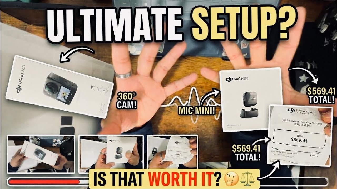 ULTIMATE VLOG SETUP?! DJI Osmo 360 + Mic Mini Unboxing