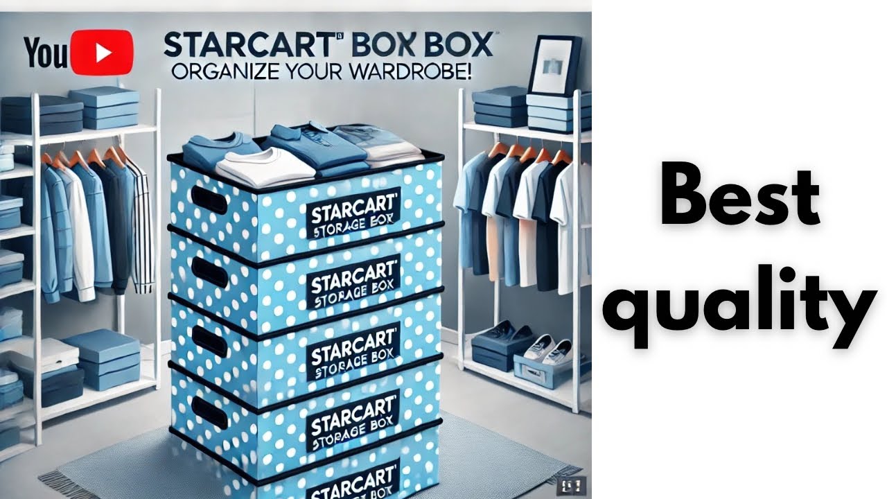 StarCart&reg; Storage Box for clothes Cloth storage box wardrobe organizers (66 Ltr