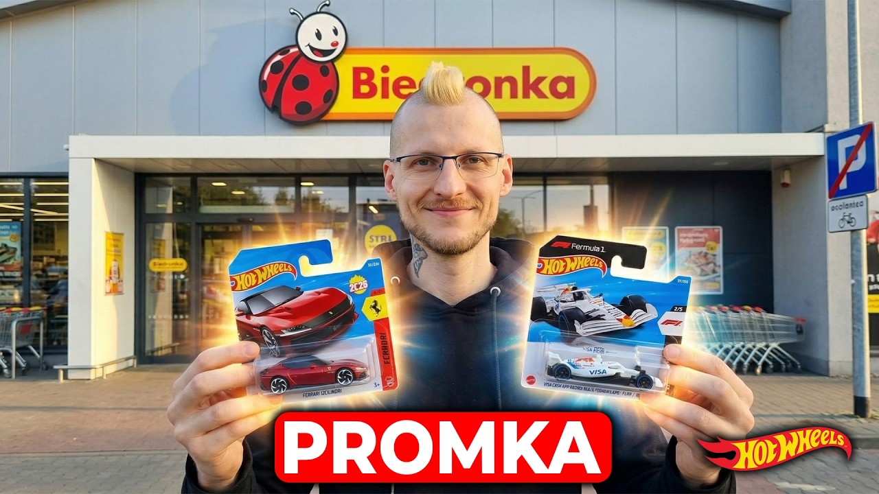 CASE E + PROMOCJA W BIEDRONCE = POLOWANIE HOT WHEELS