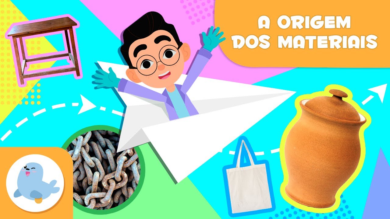 A ORIGEM DOS MATERIAIS 🧶 Classifica&ccedil;&atilde;o dos materiais para crian&ccedil;as 🧱 Naturais e artificiais