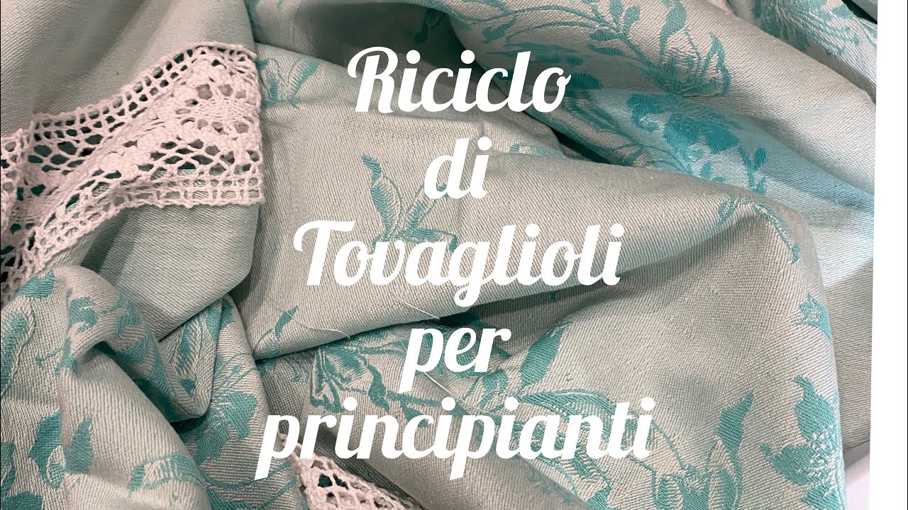 Riciclo di tovaglioli per  principianti.