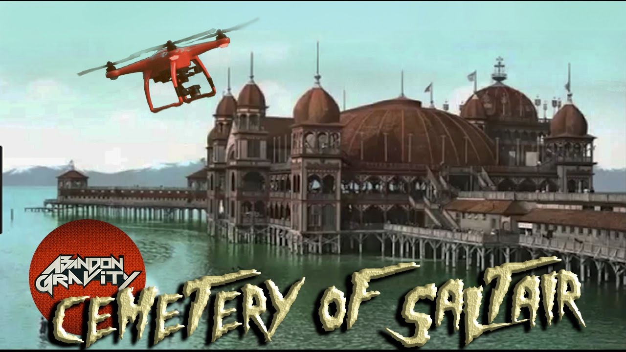 Abandoned Beach Resort- The Cemetery of Saltair- Drone Flight Video