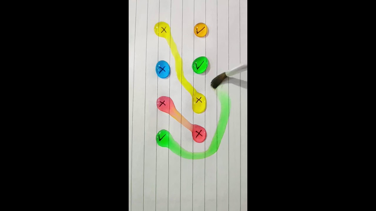 Color Connecting Challenge: Try not to cross the lines! ✍️