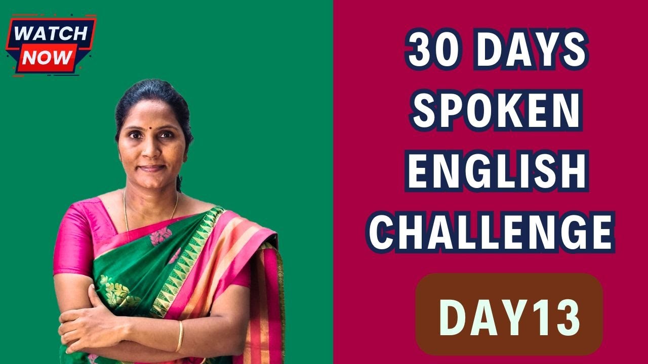 30 Days Spoken English Challenge - Day 13 | Spoken English | #englishgrammar #kakkan