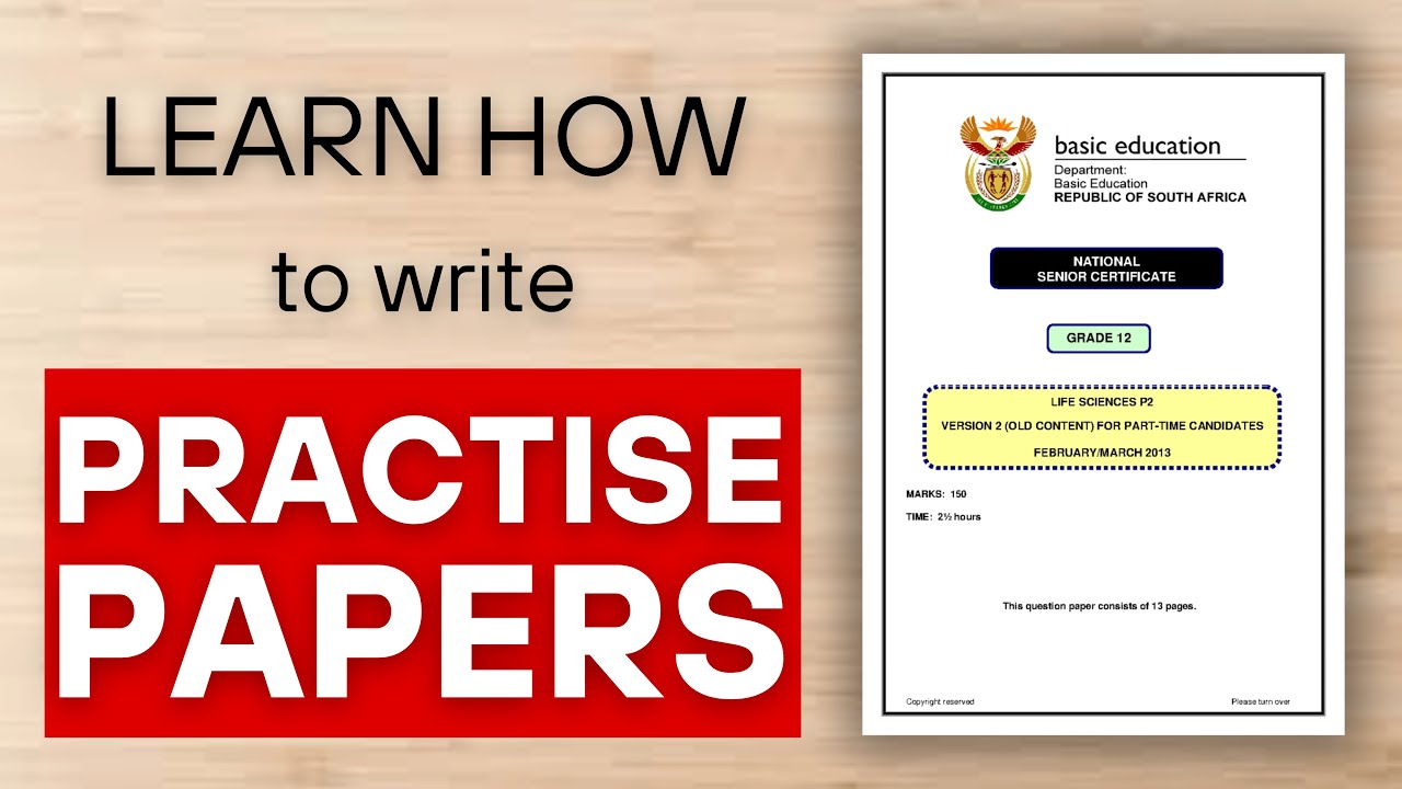 How to Write Practice Question Papers to Improve Your Marks Properly