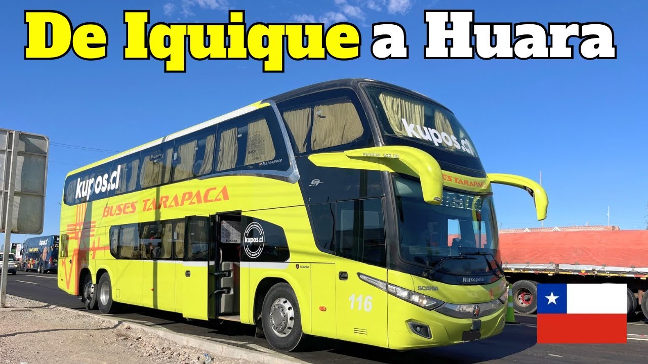 CHILE EN BUS 🇨🇱- De IQUIQUE a HUARA 🚍🌵 🚶‍♂️