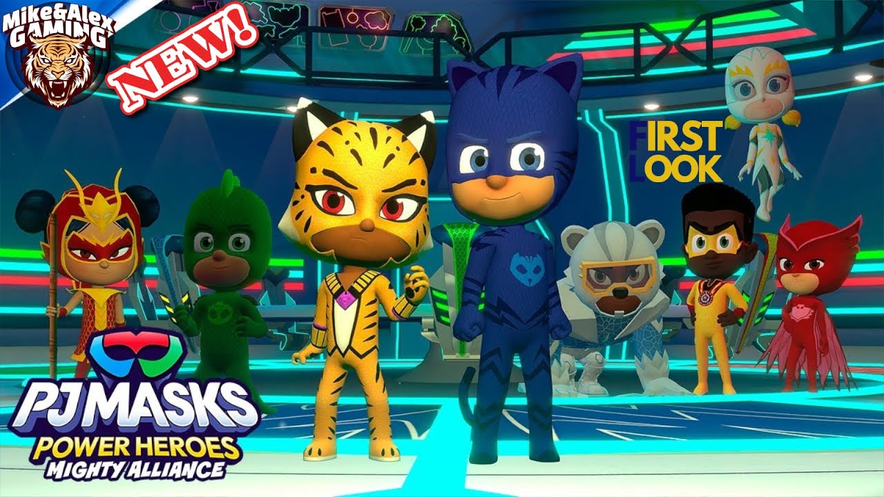 PJ Masks Power Heroes: Mighty Alliance - FIRST LOOK - Gameplay #pc #cartoon #action  #ninja