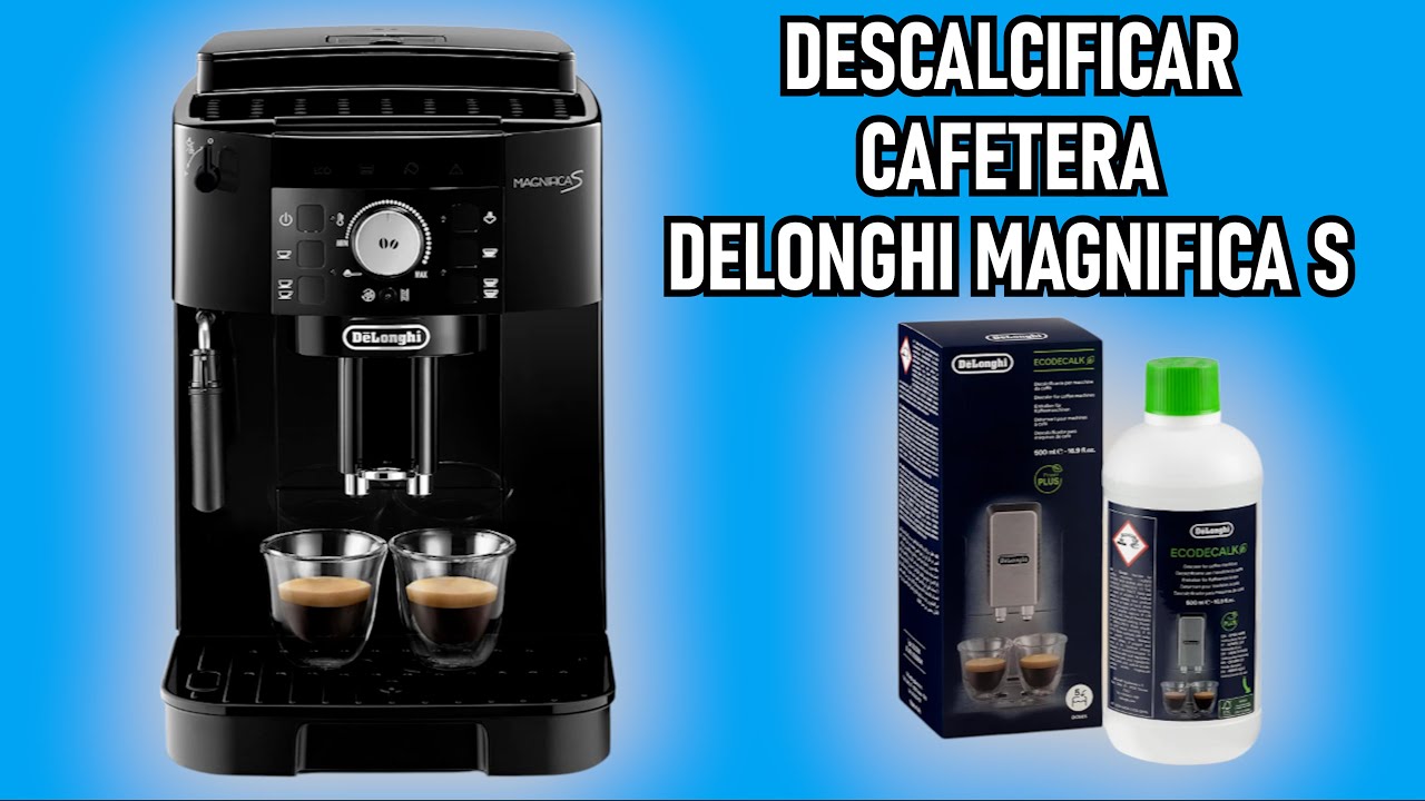 Cómo descalcificar tu cafetera Delonghi Magnífica S paso a paso - Luz roja parpadeando