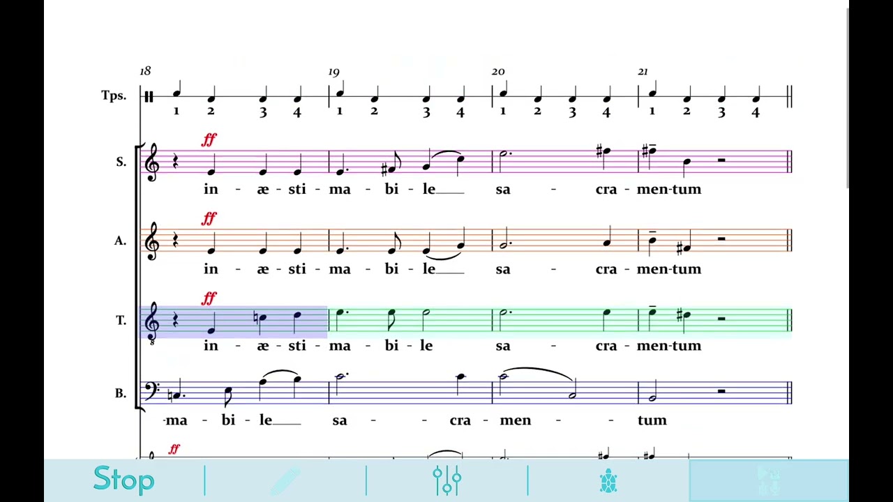 Locus iste - Anton Bruckner - Ténors 