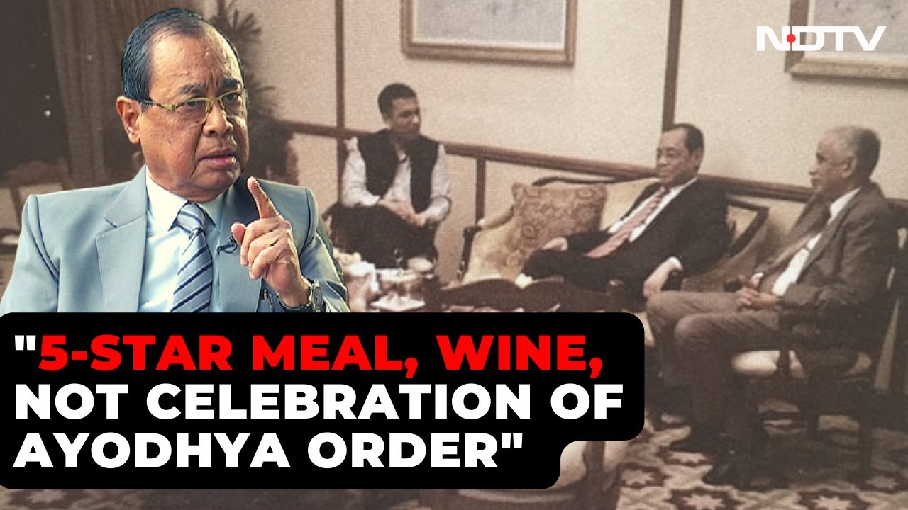 Justice R Gogoi Says For Ayodhya Verdict, No Five-Star And Wine Celebration