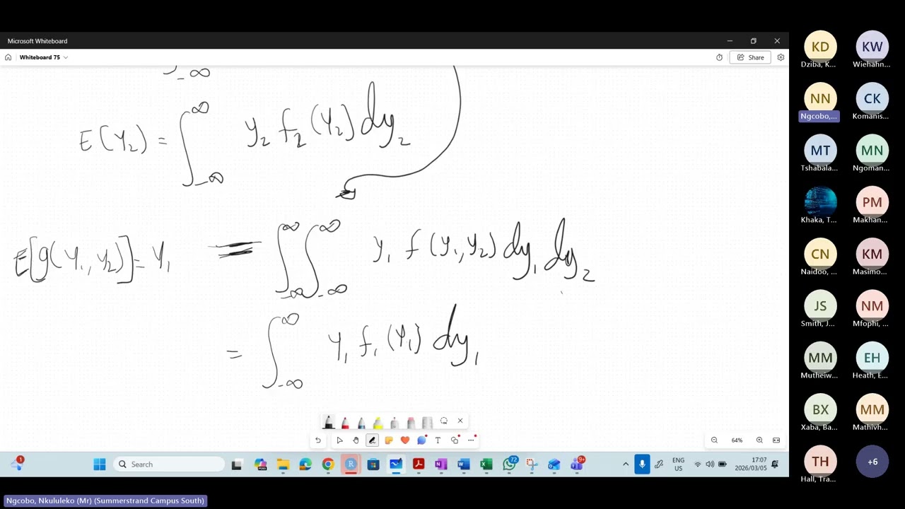 Covariance of Multivariate Variables of Random Variables