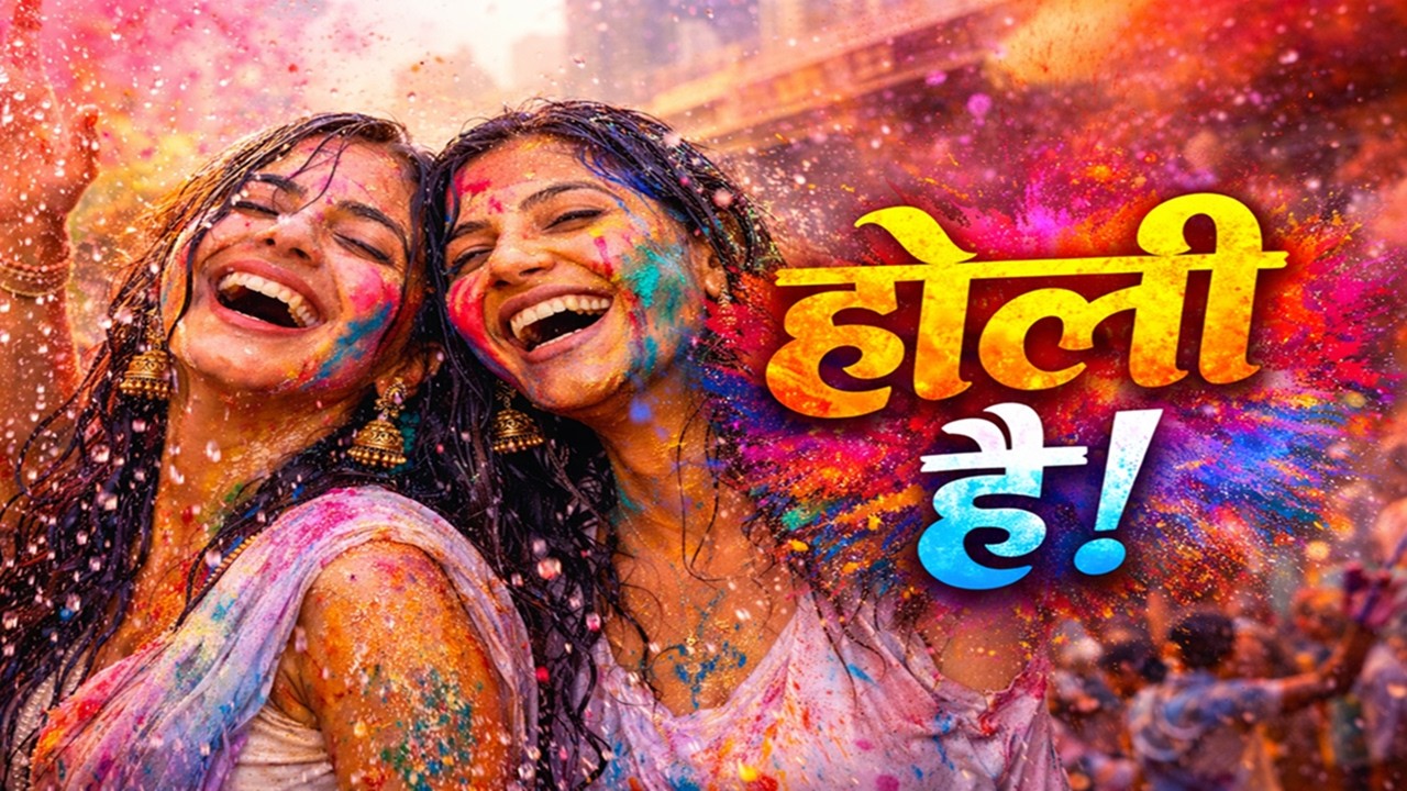 होली है! | Holi Festival Song !Traditional Indian Colors Celebration #holihai #HappyHoli #HoliSong