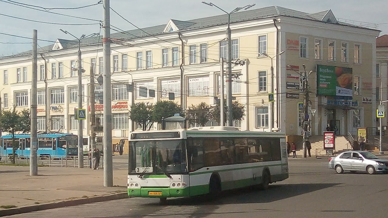 Автобус №3 (Смоленск). Площадь Победы - Колодня