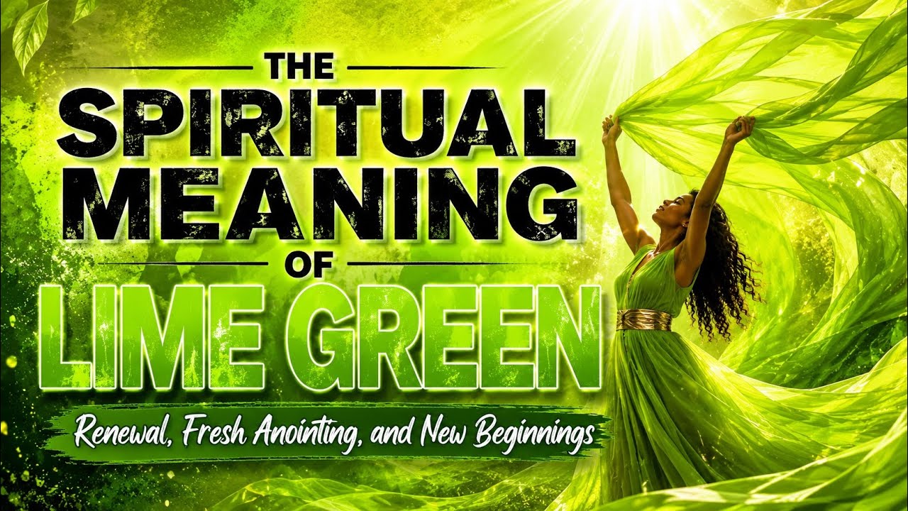 The Spiritual Meaning of Lime Green: Renewal, Fresh Anointing, and New Beginnings