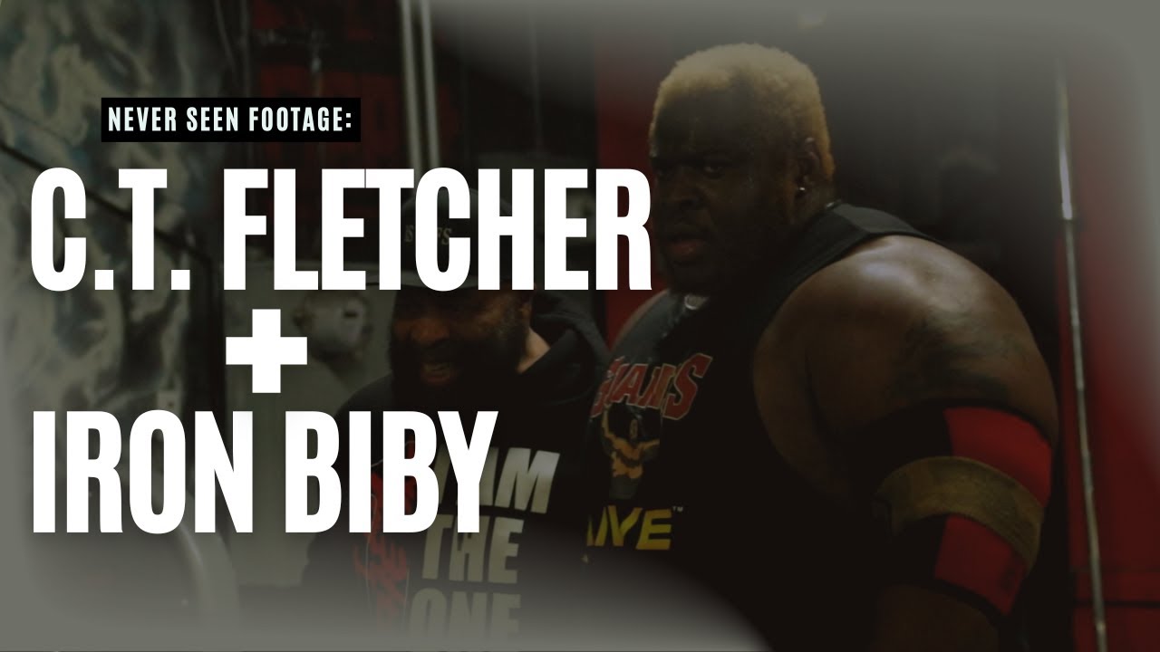 Never seen before footage: C.T. FLETCHER + IRON BIBY