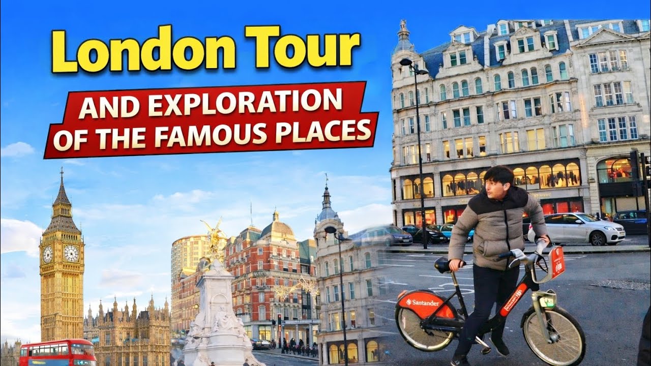 London Tour 🇬🇧 | Exploring the Famous Places of London By vella taber