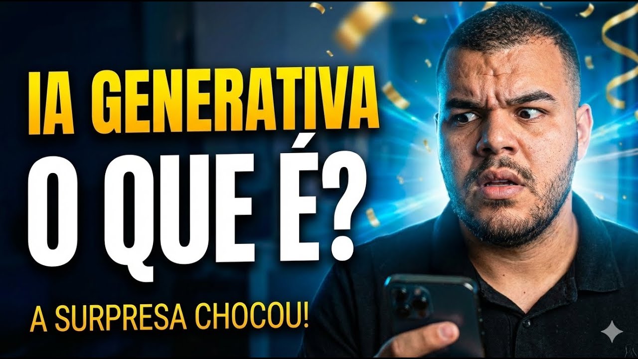 O QUE é IA Generativa? Guia DEFINITIVO em 9 Minutos (Sem Enrolar)