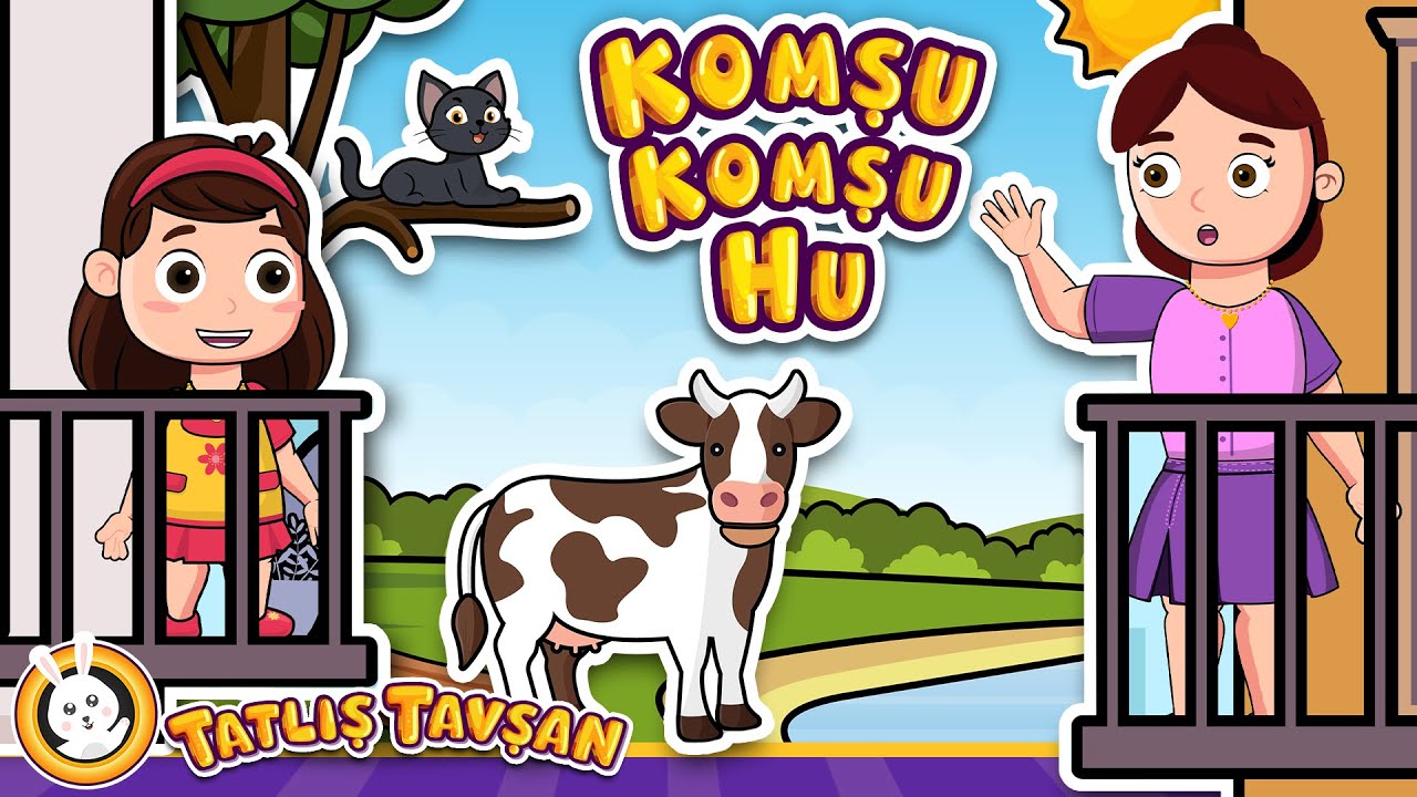 Komşu Komşu Hu &middot; Eğlenceli Bebek ve &Ccedil;ocuk Şarkısı &middot; &Ccedil;ocuk Tekerlemeleri &middot; Tatlış Tavşan