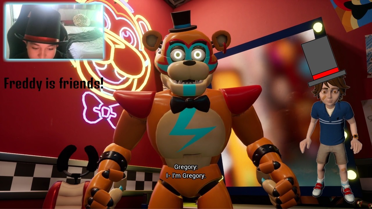 Freddy fazbear is friends!
