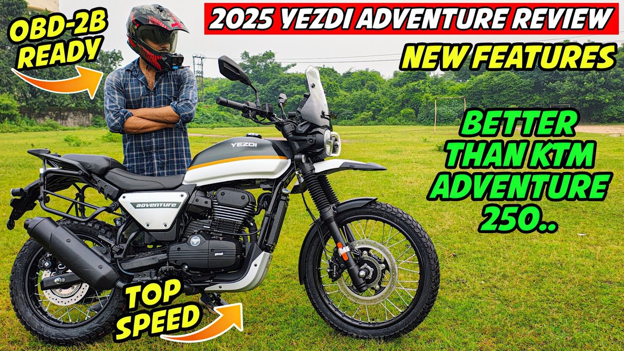 2025 Yezdi Adventure Ride Review || Traction Control & New Engine - Himalayan 450 killer🔥