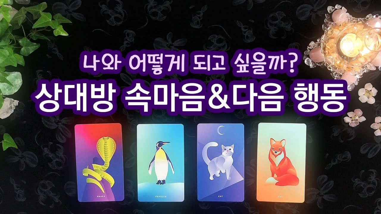 [타로] 나와 어떻게 되고 싶을까? 상대방 속마음&다음 행동