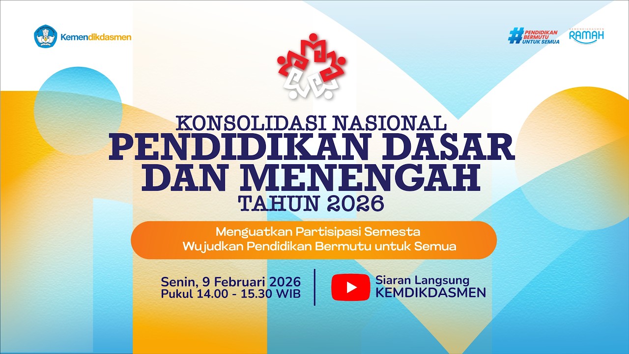 Konsolidasi Nasional Pendidikan Dasar dan Menengah 2026