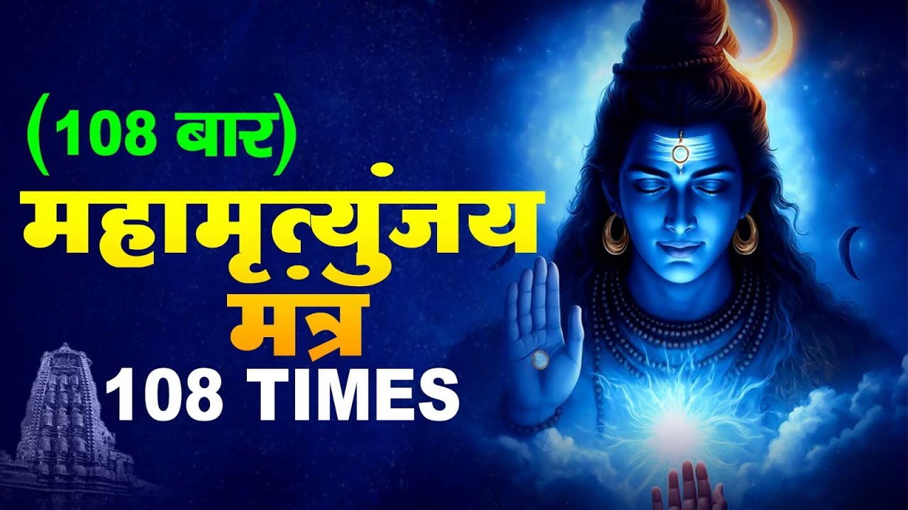 आज के दिन ये चमत्कारी महामृत्युंजय मंत्र सुनने रोग दोष मिट जाते हैं - Mahamrityunjay Mantra 108