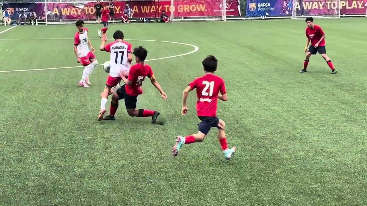 YFL U15 Highlights 2025- Barca Academy vs MSA (Semifinal) 1st Leg