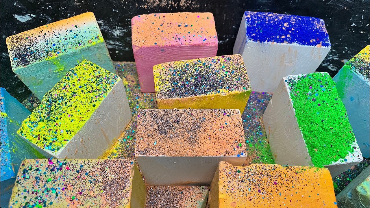 12 Block Crush | Dyed & Fresh Blocks | Holi Pigment