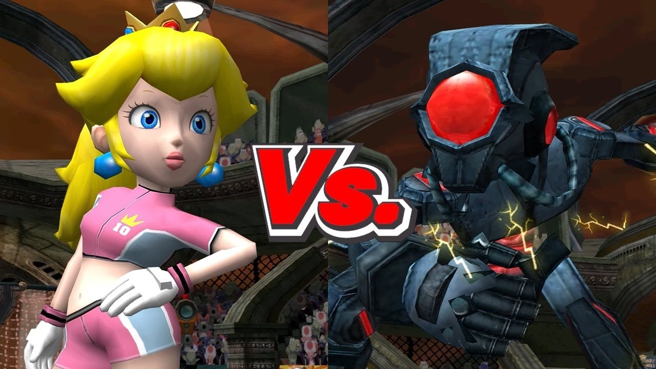 Super Mario Strikers - Peach/Toad Vs. Super Team
