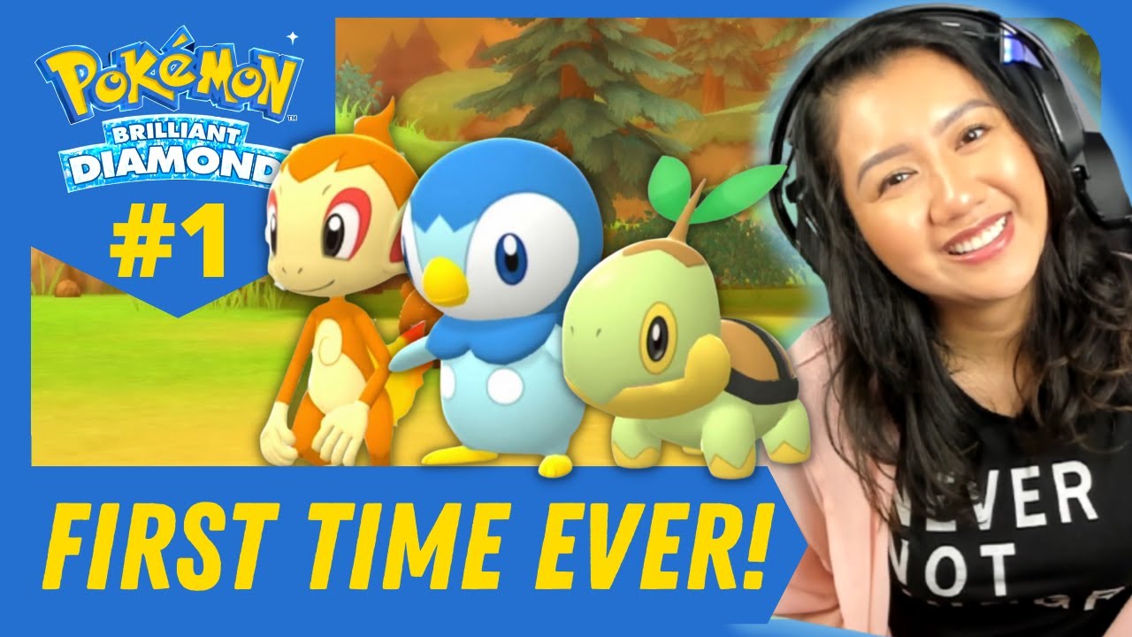 FIRST TIME Playing Pokemon EVER!! | Pokemon Brilliant Diamond and Shining Pearl | Gameplay #1 |