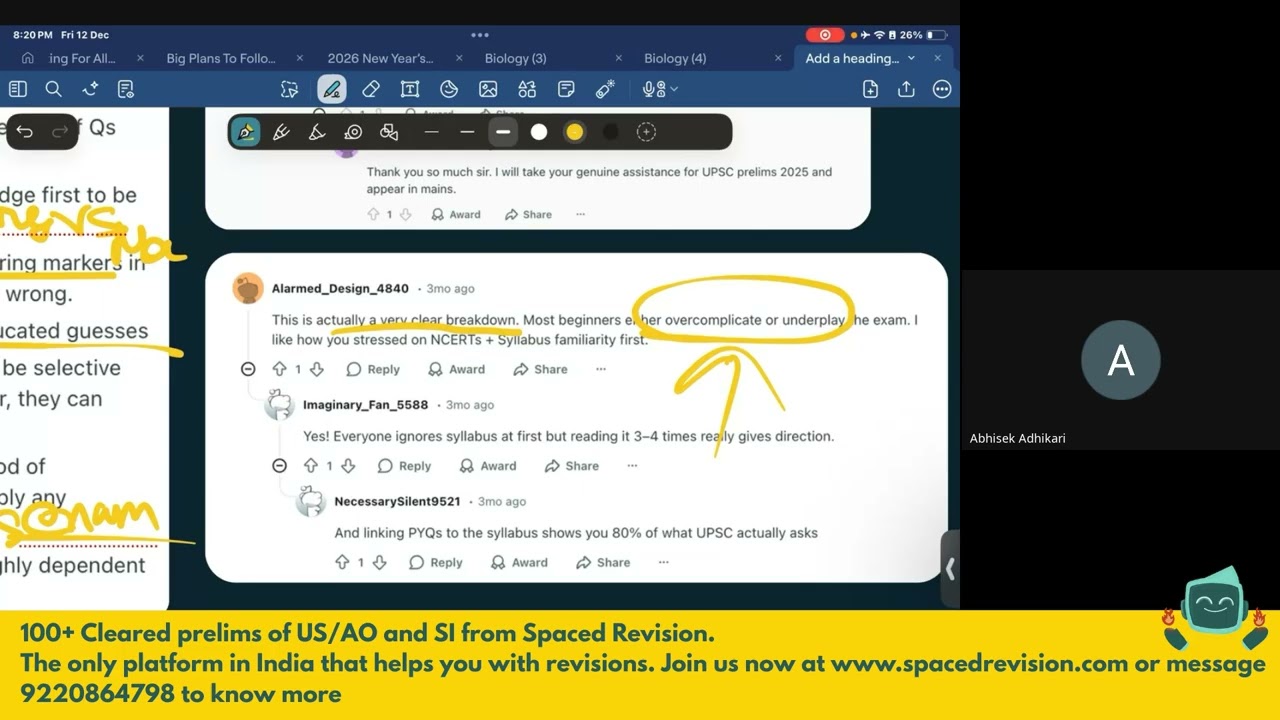 How to CRACK SPSC's US 2026 using scientific study techniques