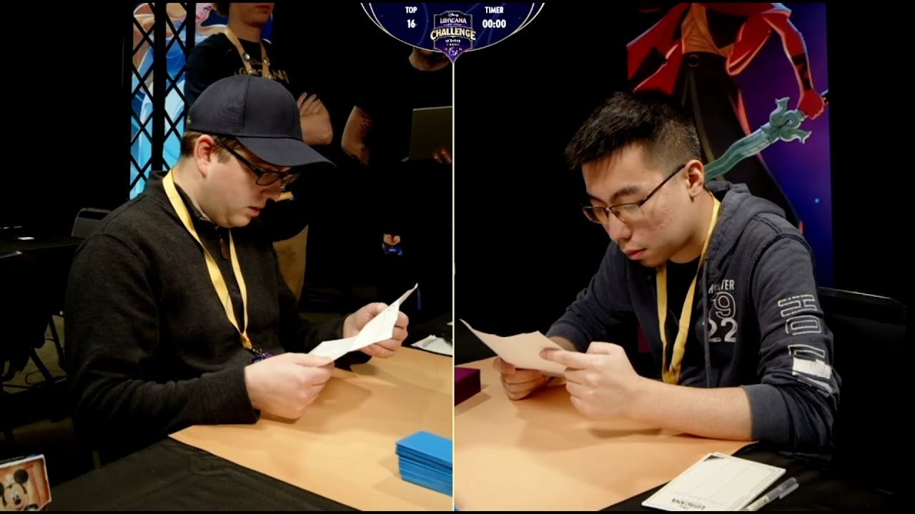 Disney Lorcana Challenge Richmond Achtelfinale - Reid Holtmann (Ame / Sa) gg. Steven Lee (Amb / E)