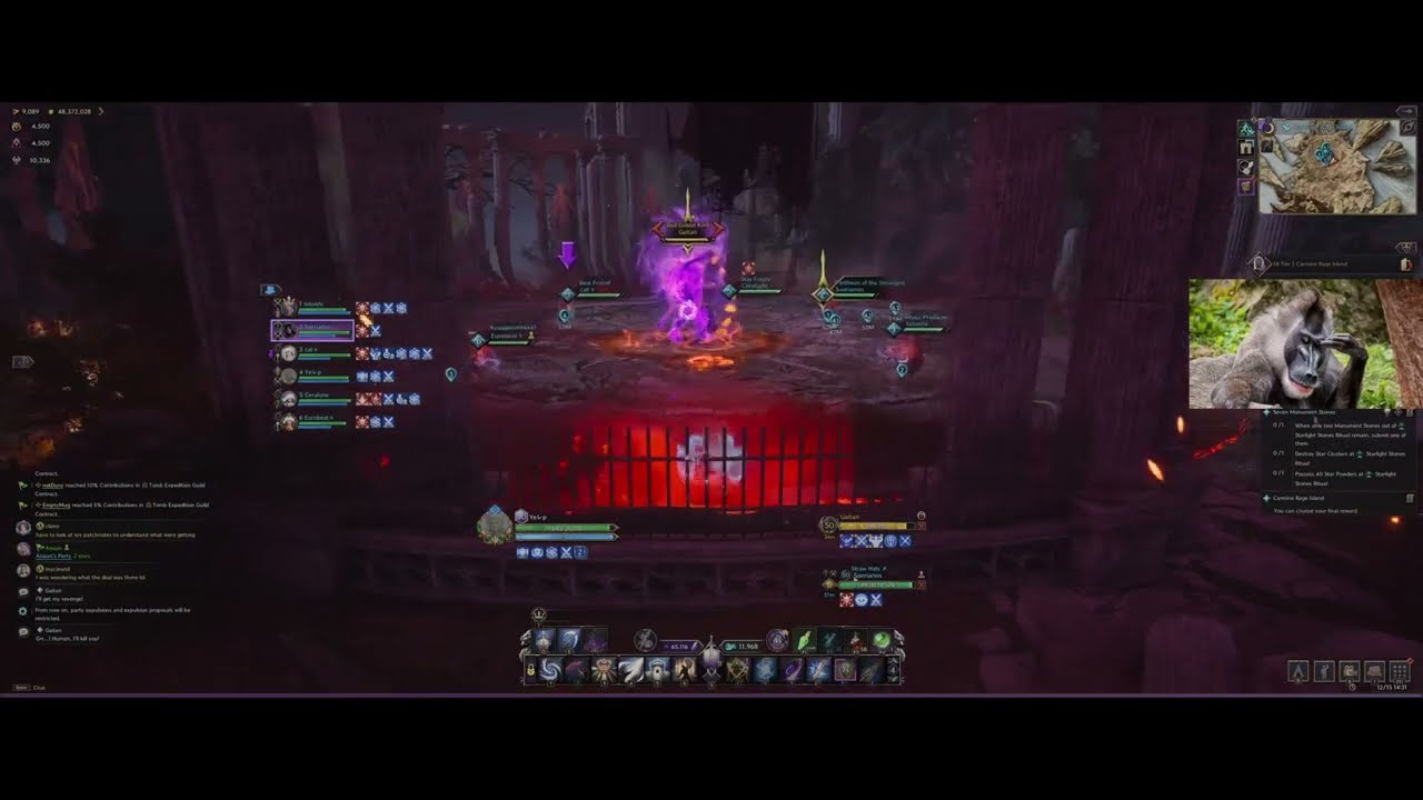 Throne & Liberty - Carmine Rage Island Tier 18 Clear - Tank POV