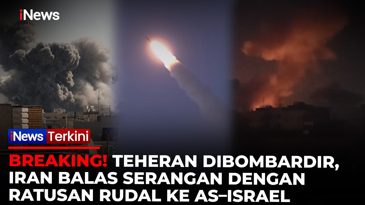 Perang Timur Tengah Meledak! Teheran Digempur Serangan, Iran Balas Hujani Rudal ke AS–Israel