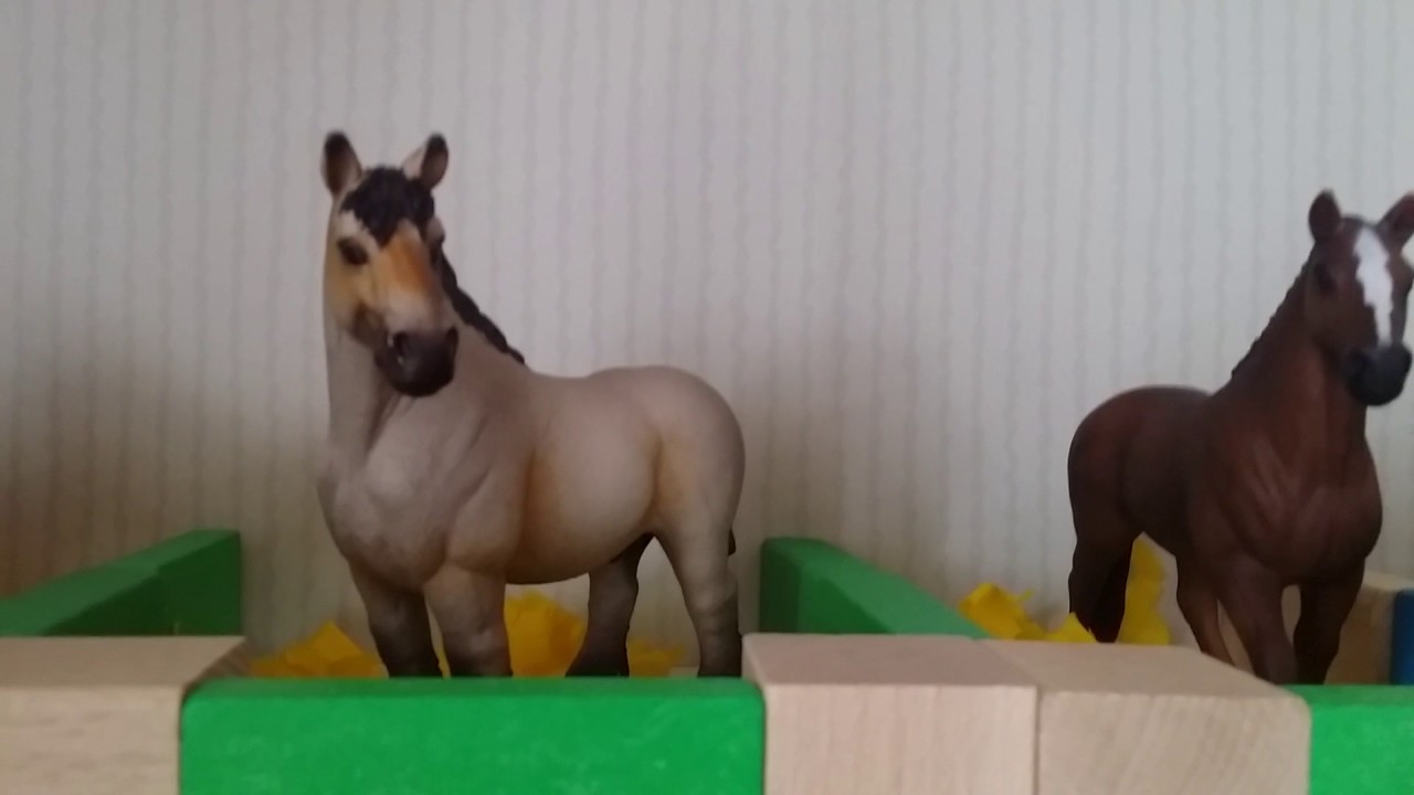 Moja stajnia koni schleich i początek kanału 🐴🐴🐴