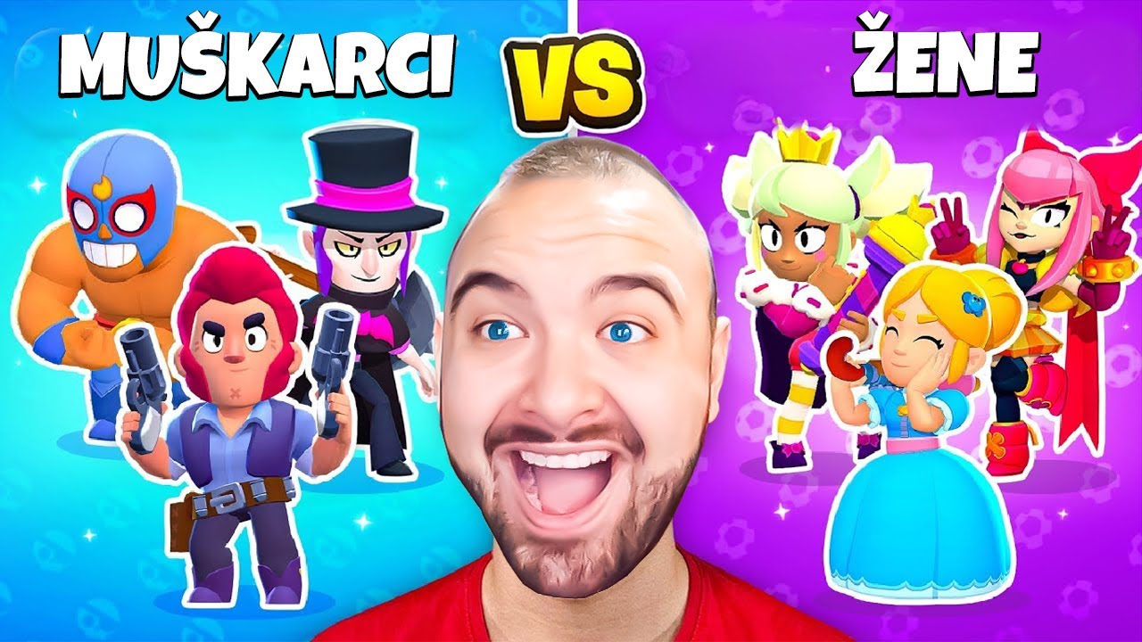 KOJI SU JAČI BRAWLERI MUŠKI PROTIV ŽENSKIH BRAWLERA?!  :O