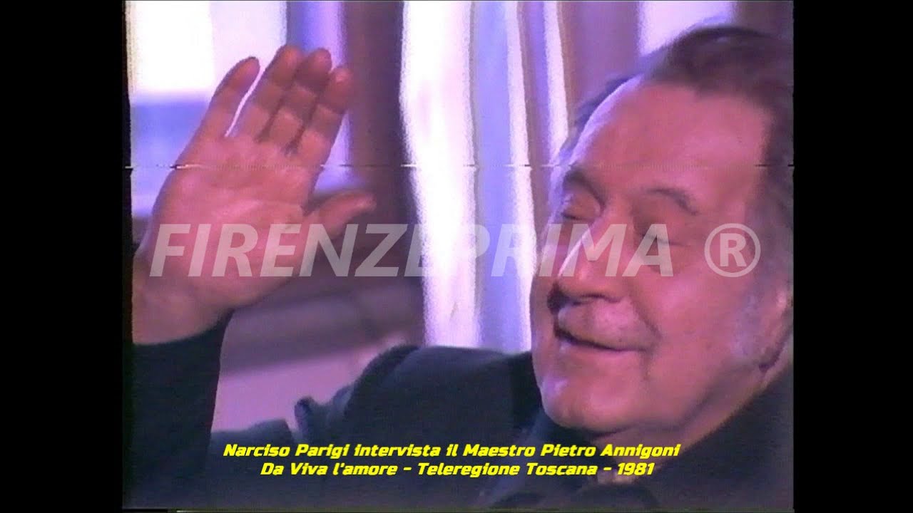 Narciso Parigi intervista il Maestro Pietro Annigoni - Teleregione Toscana - 1981