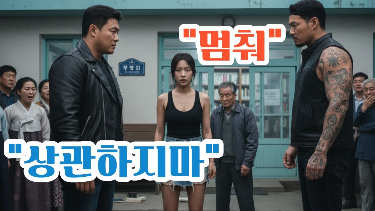 마을 도서대여소 앞, 노인의 존엄을 되찾아준 707특임대 여군의 조용한 참교육