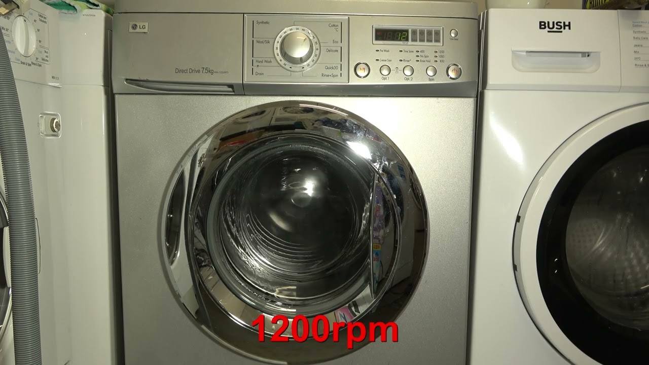Spin Only 1200rpm / LG Direct Drive WM12225FD