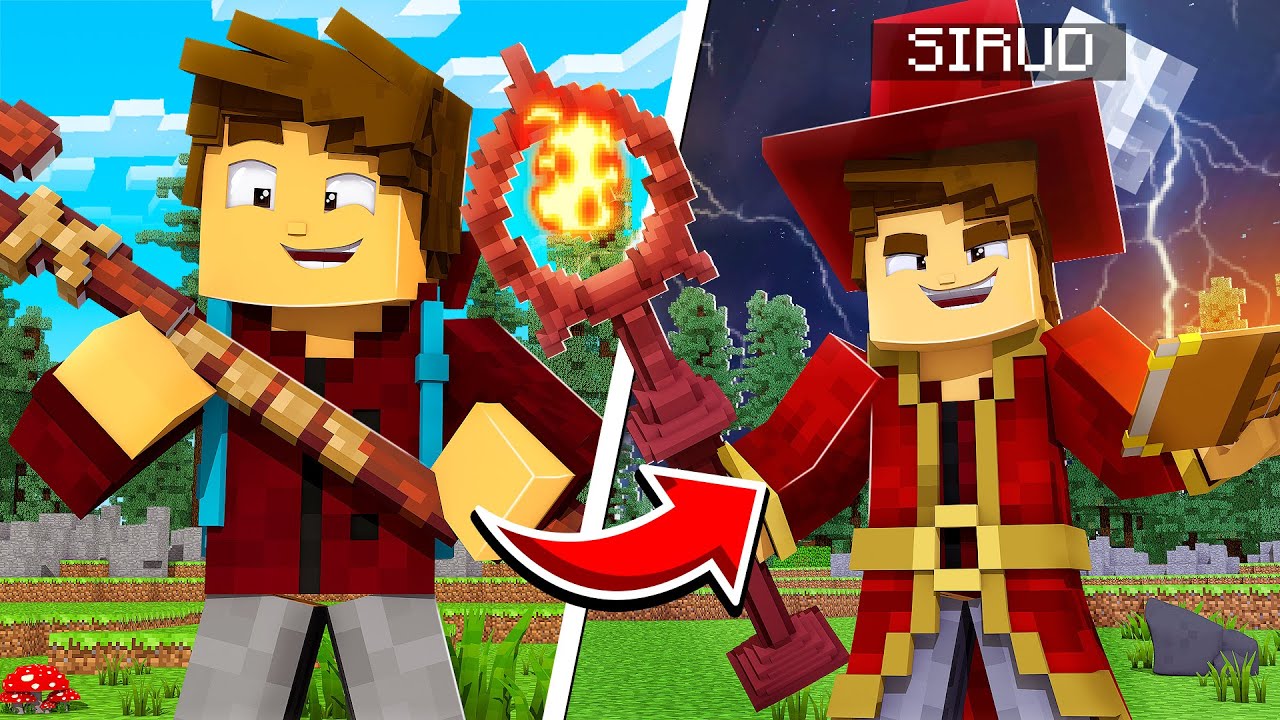 Я стал мастером-волшебником в Minecraft!
